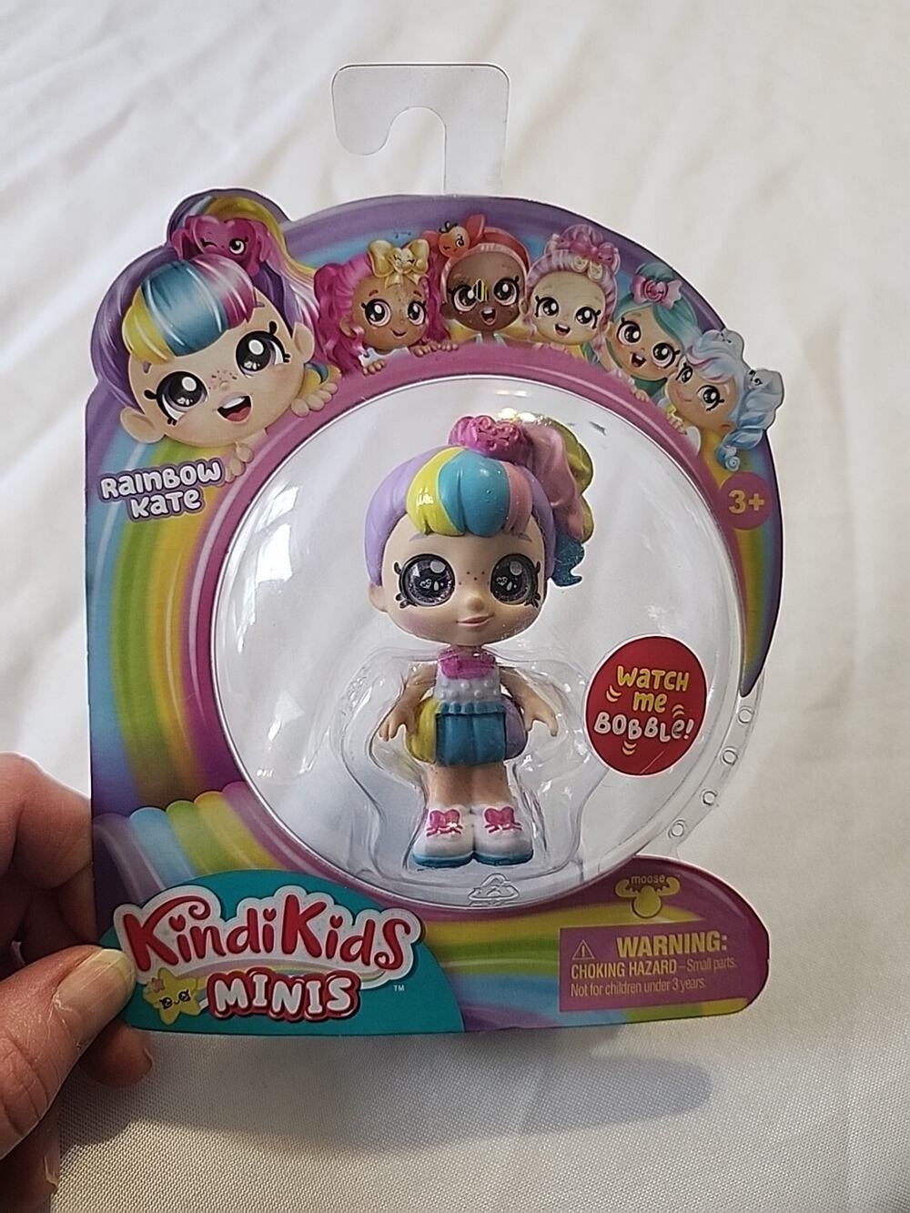 Kindi Kids Minis Watch Me Bobble Rainbow Kate Rainbow Hair